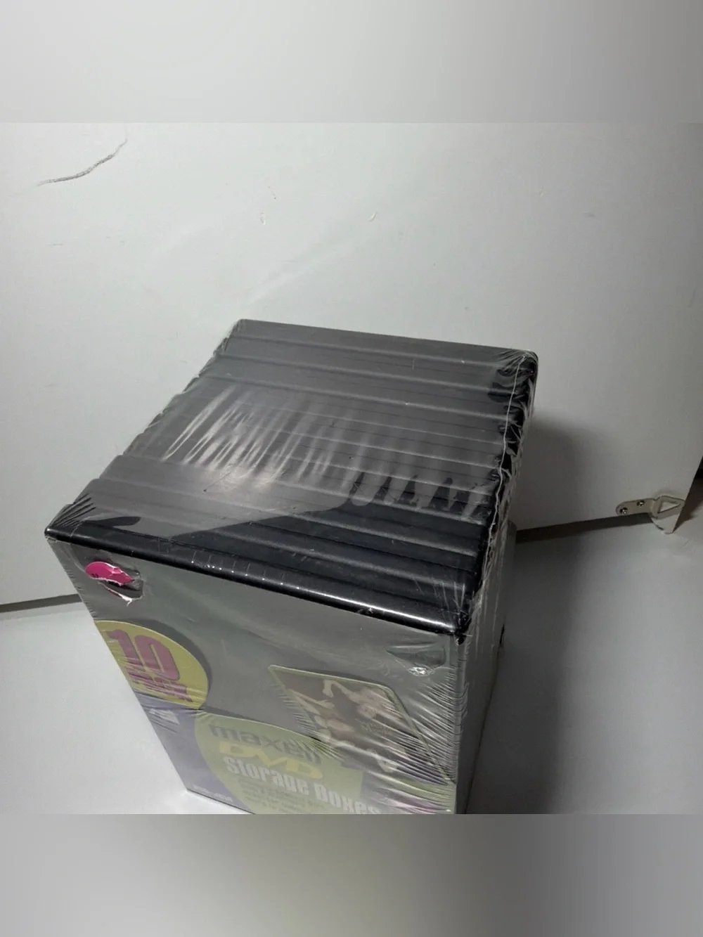 Black DVD Storage Boxes - 10 Pack